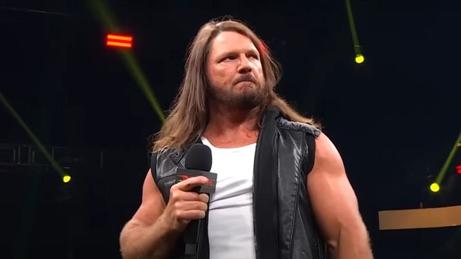AJ Styles suddenly namedrops several AEW stars