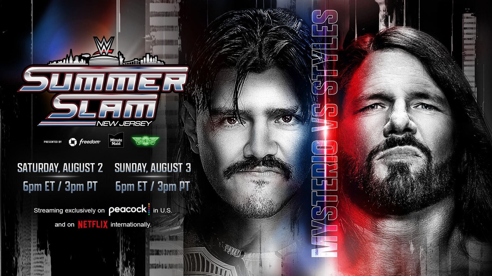 AJ Styles vs Dominik Mysterio [Image Credits: wwe.com]