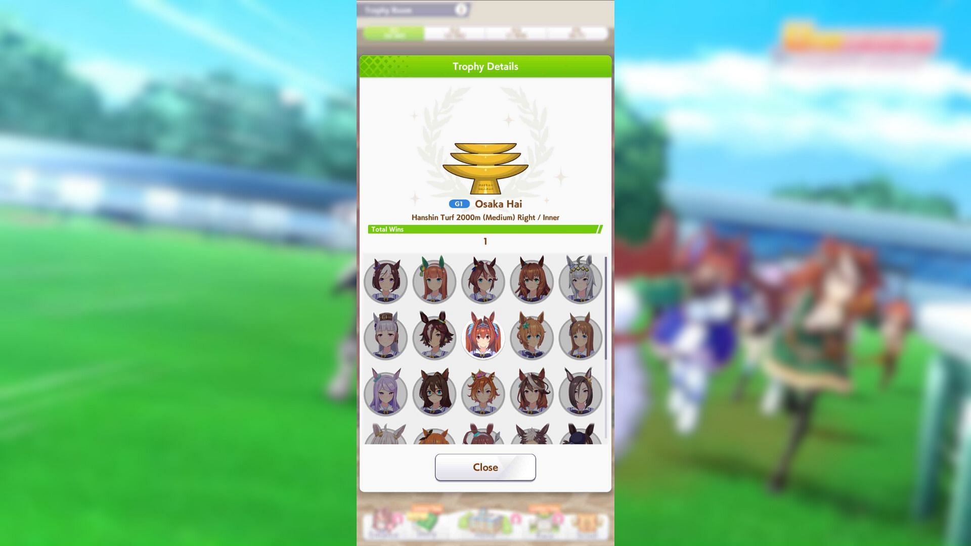 Osaka Hai race details (Image via Cygames)