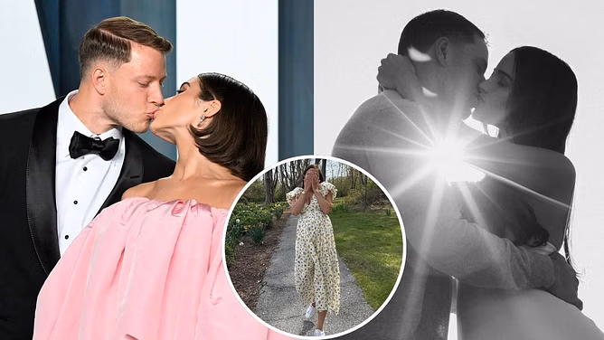 Christian McCaffrey's wife Olivia Culpo opts for NSFW maternity shoot as ex-Miss Universe prepares to welcome first child with 49ers RB
