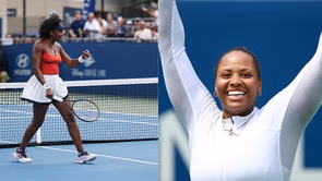 "This was lit" - Taylor Townsend reacts after ending Venus Williams & Hailey Baptiste's doubles run at Citi DC Open