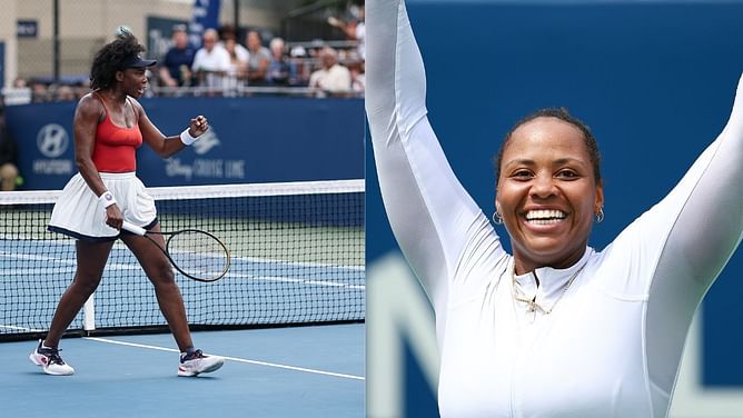 "This was lit" - Taylor Townsend reacts after ending Venus Williams & Hailey Baptiste's doubles run at Citi DC Open