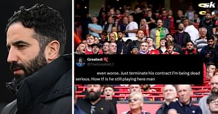 "He has lost it all", "The football has left him" - Manchester United fans unhappy with star's showing despite 2-1 win over West Ham