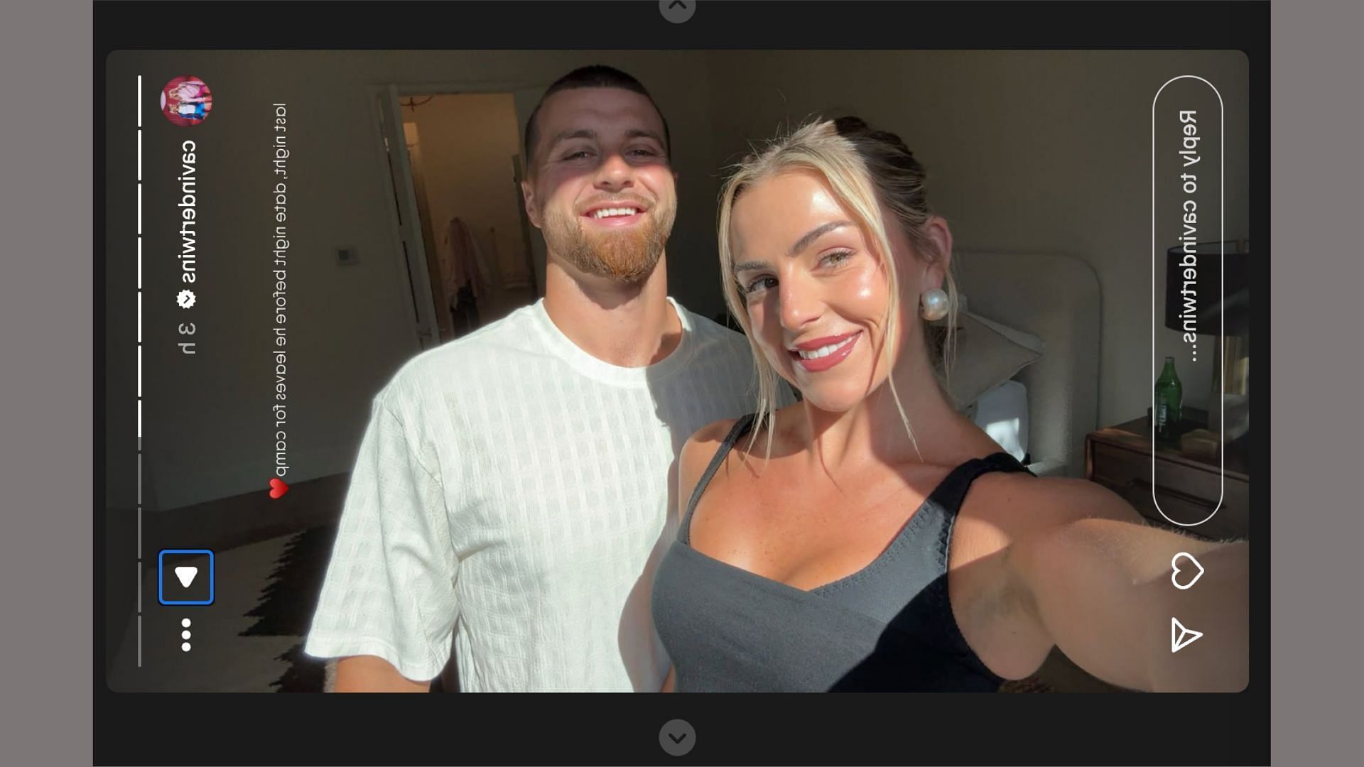 Jake Ferguson&#039;s fianc&eacute;e Haley Cavinder&#039;s IG story