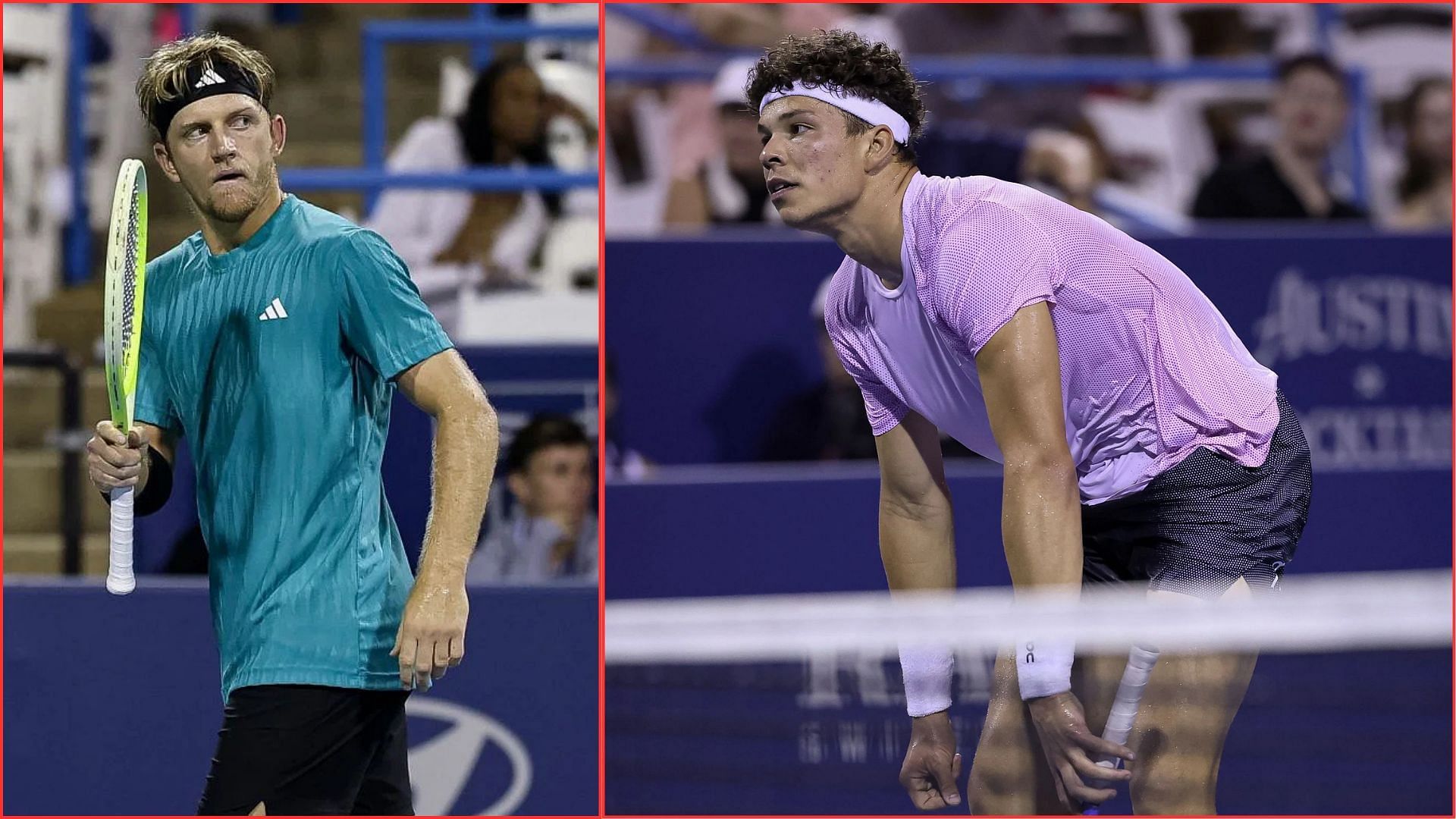 Alejandro Davidovich Fokina (L) Ben Shelton (R) | Getty
