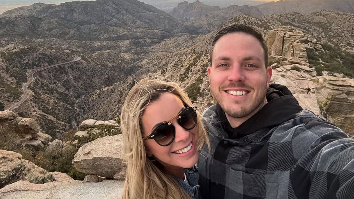Alex Bowman’s girlfriend Chloe Henderson soaks the California sun