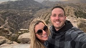 Alex Bowman’s girlfriend Chloe Henderson soaks the California sun