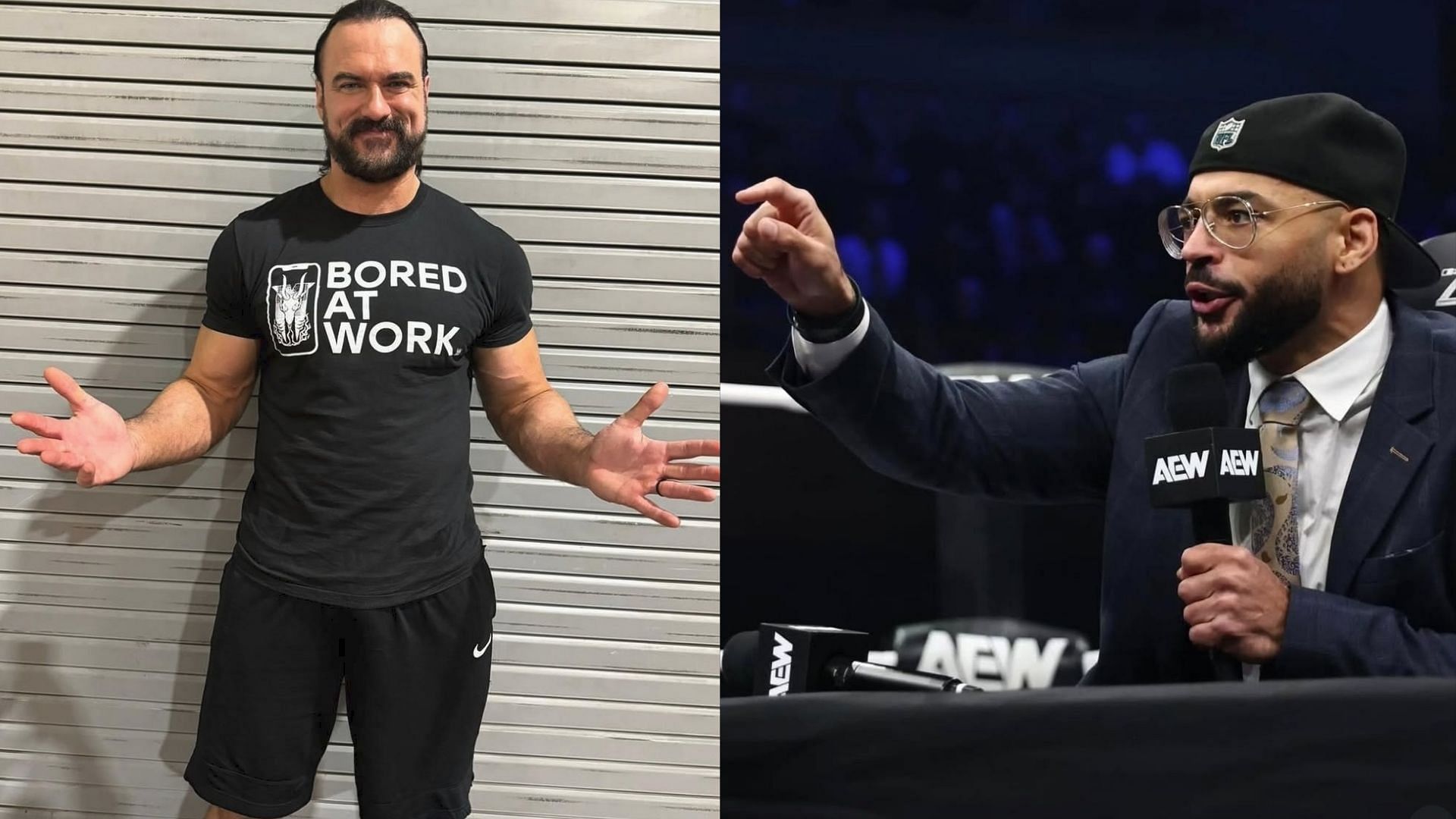 Former World Heavyweight Champion Drew McIntyre (Images via Drew and Ricochet