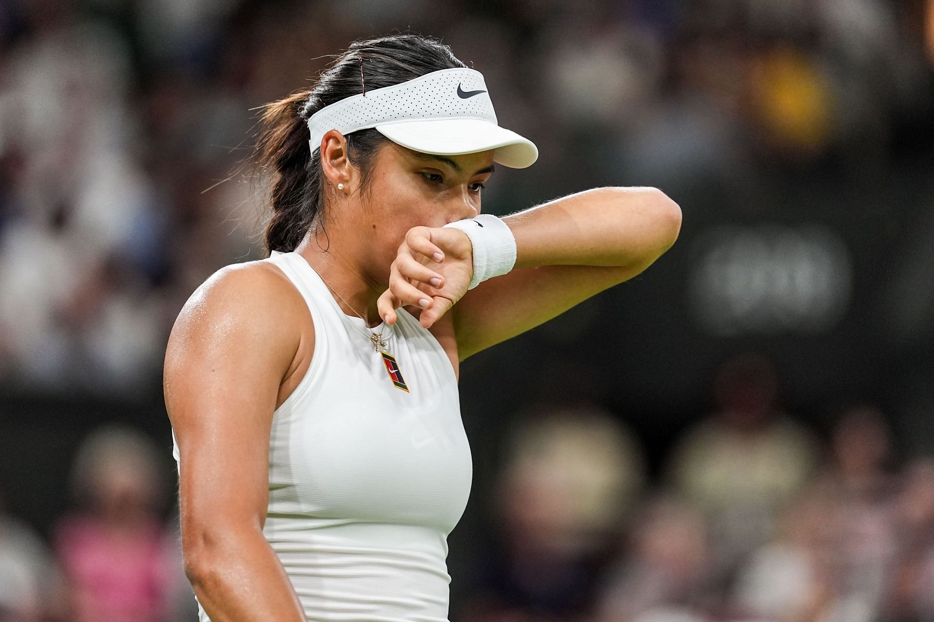 Emma Raducanu pictured at the 2025 Wimbledon Championships | Image Source: Getty