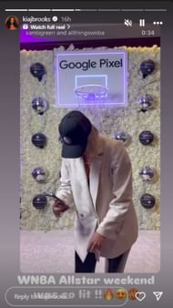 Flau’jae Johnson’s mom Kia Brooks shows excitement as NIL expert Sam Green sums up eventful WNBA All Star weekend (Image via Instagram @kiajbrooks)