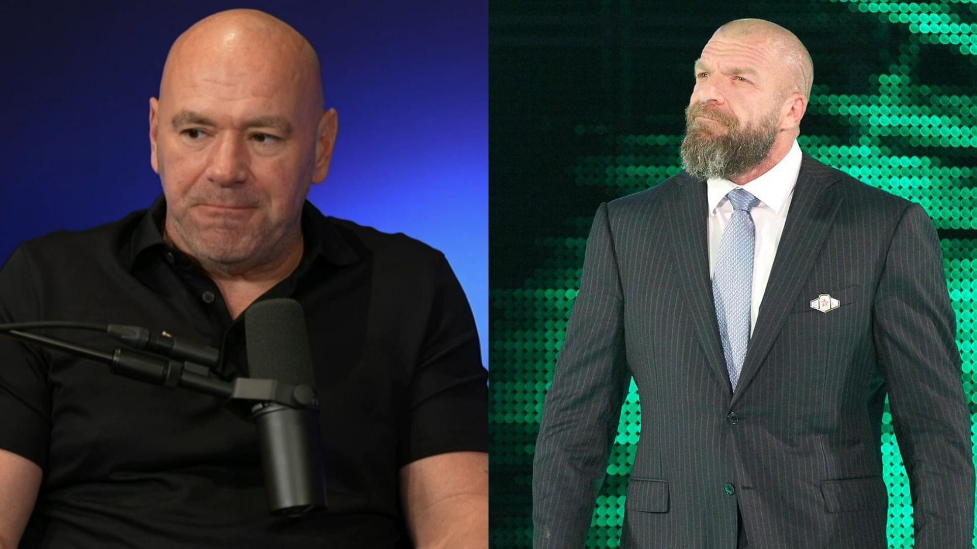 Dana White and Triple H! [Images from WWE.com]