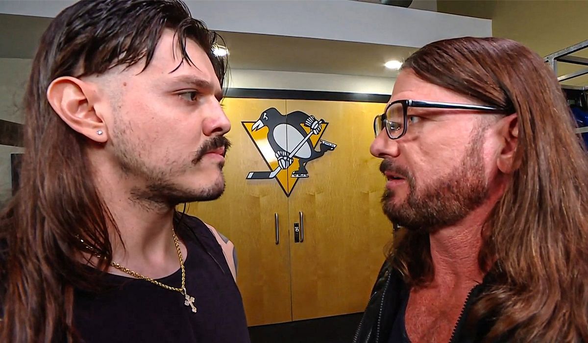 AJ Styles confronted Dominik Mysterio on RAW. [Image credits: WWE on X]
