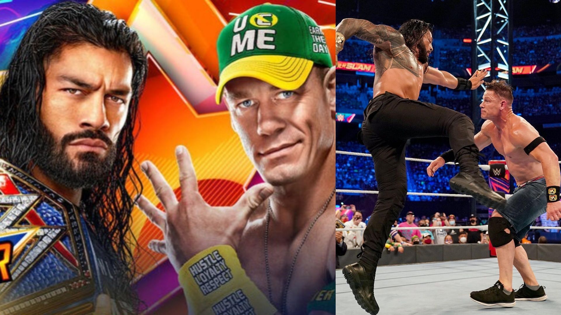 Roman Reigns vs John Cena [Image Credits: wwe.com]