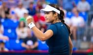 Emma Raducanu pictured at the WTA 1000 National Bank Open presented by Rogers | Image Source: Getty