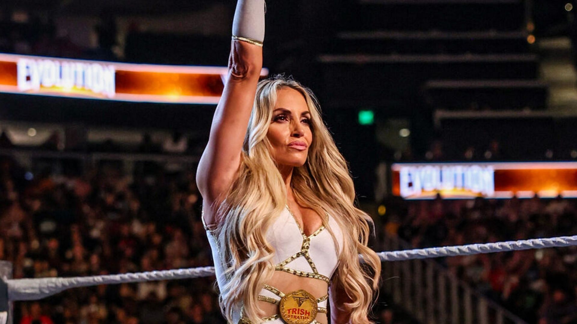 WWE legend Trish Stratus (Photo credit: WWE.com)