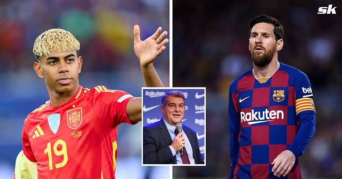 “In today’s situation, he’s he best in the world” - Barcelona president Joan Laporta weighs in on Lamine Yamal vs Lionel Messi comparison