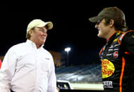 Ty Dillon (right) with his grandfather and team boss Richard Childress (left) - Source: Imagn