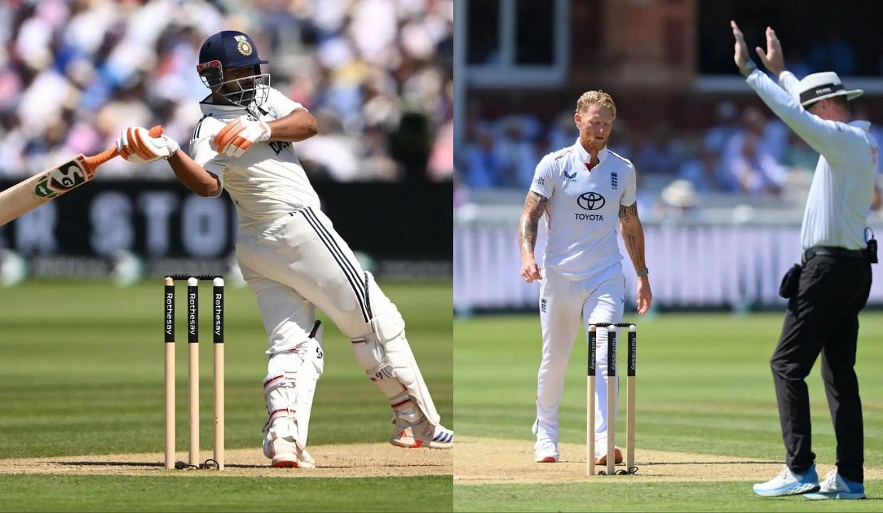 Rishabh Pant 17th test Fifty Lords Equals MS Dhoni SENA record answers Ben Stokes Wrong Tactics