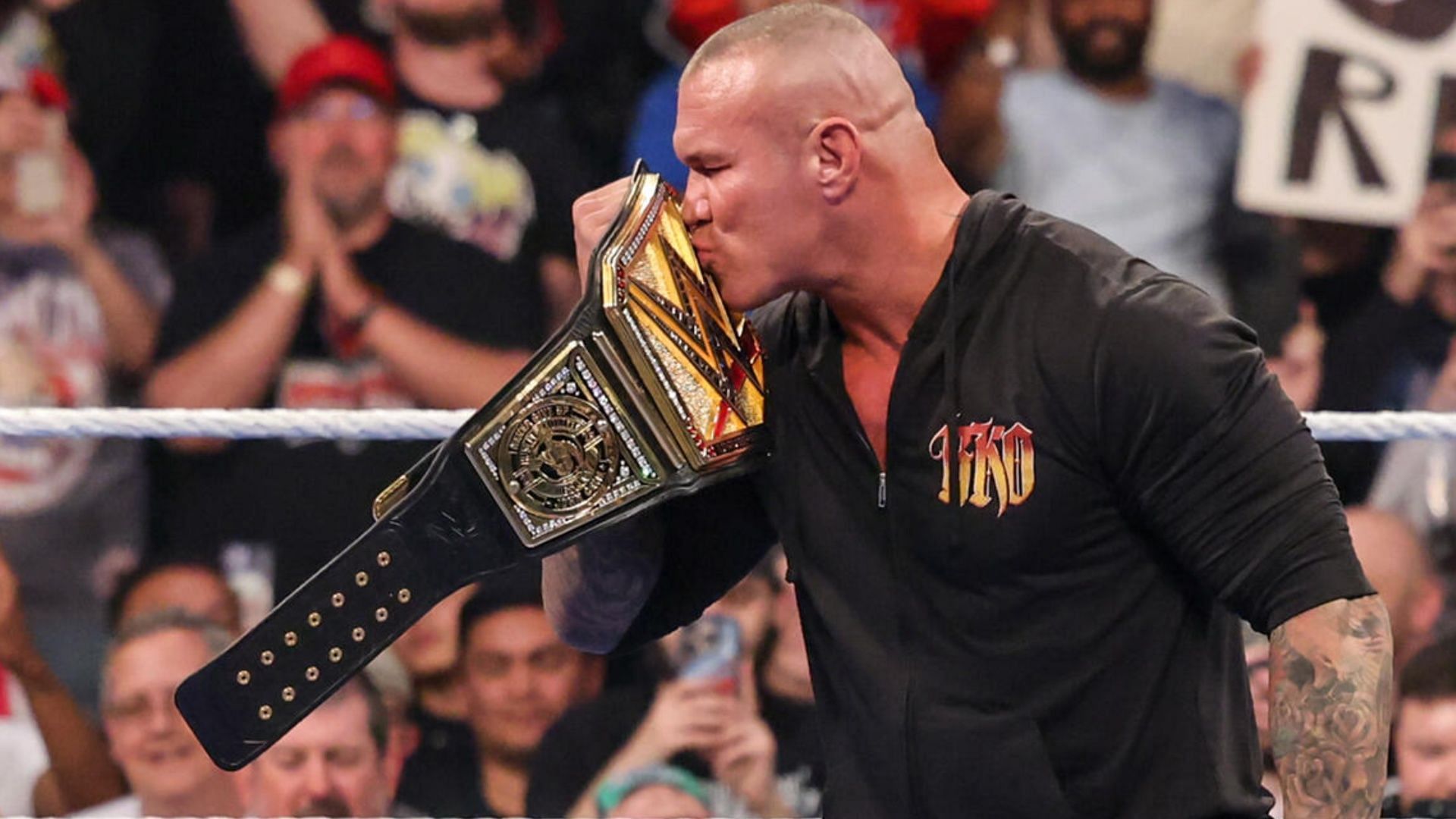In pursuit of number 15. (Image credits: wwe.com)