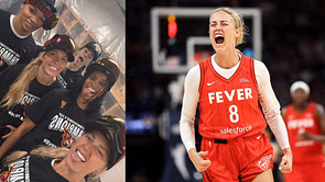 Sophie Cunningham melts hearts with viral picture featuring Caitlin Clark and Lexie Hull in championship hat: "Hang this in the Louvre"