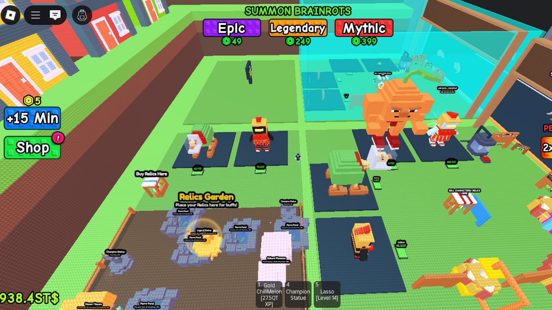 You can unlock up to six plots (Image via Roblox)