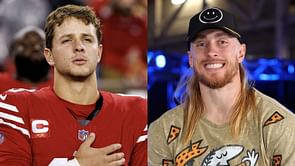 George Kittle shares wholesome 3-word message as Brock Purdy's wife Jenna gives birth to first child Millie Joleen