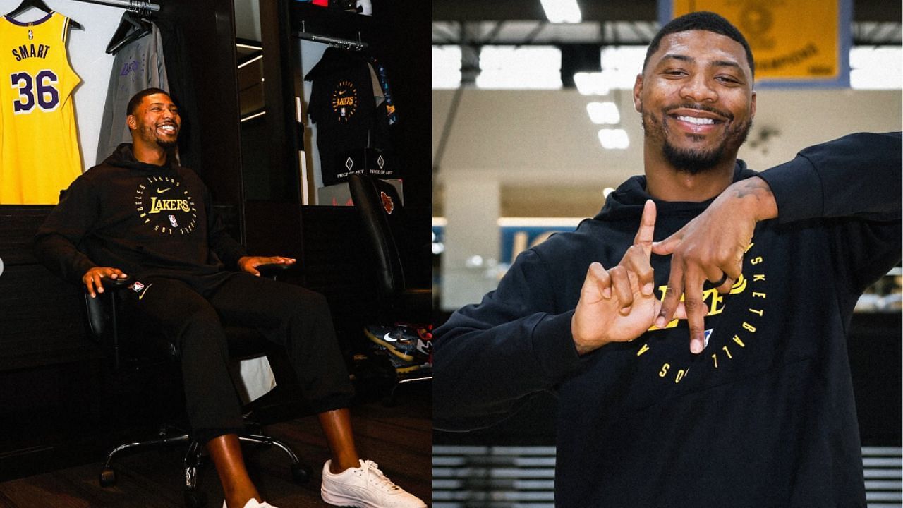 Marcus Smart explains why he couldn&rsquo;t say no to Lakers: &quot;For him to say that he can really use my help meant a lot&quot; [photo: @lakers/IG]