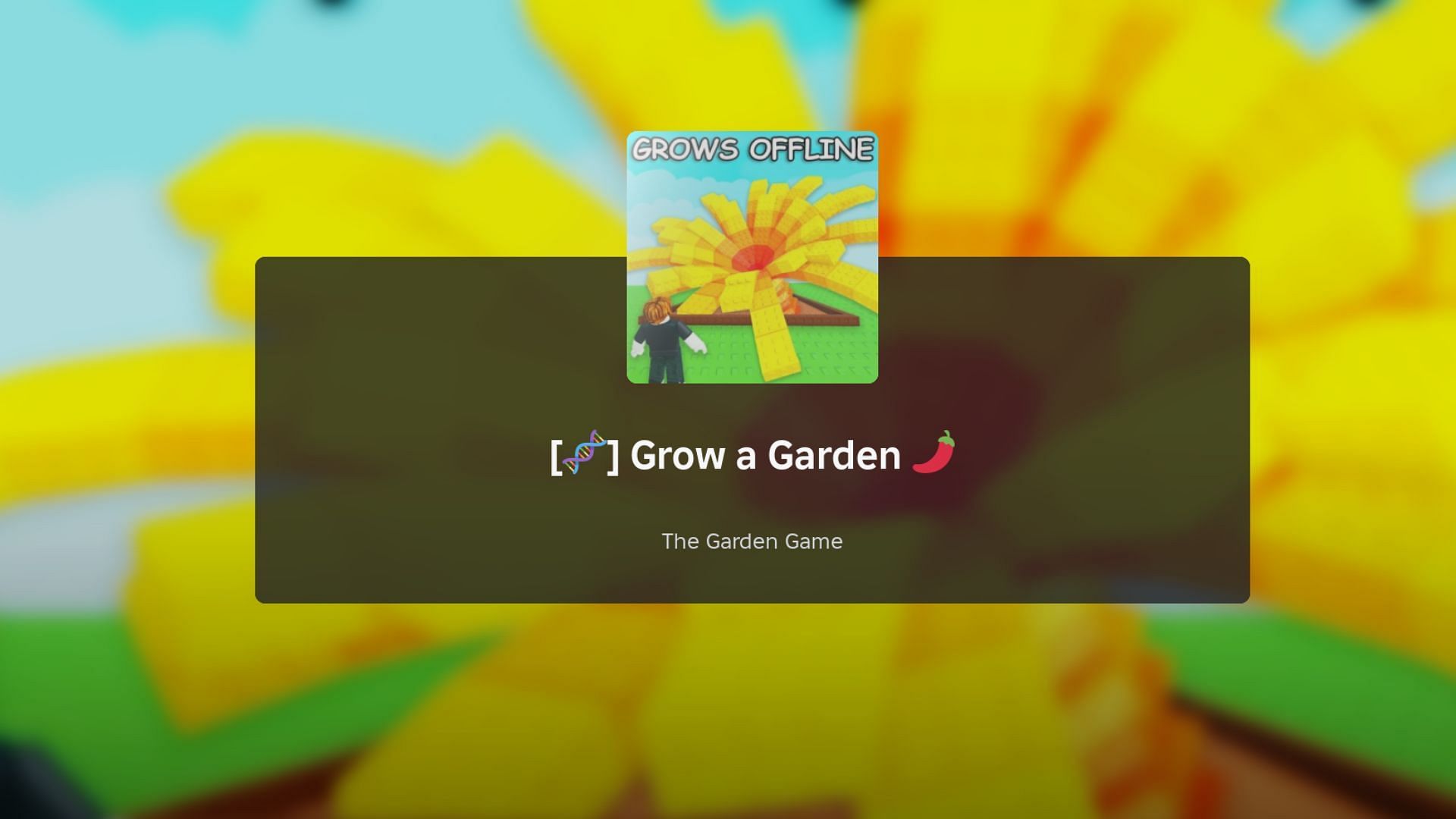 Grow a Garden loading screen