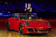 Laura Siegemund at the Porsche Tennis Grand Prix 2017. (Photo: Getty)