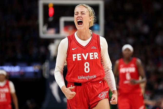 Sophie Cunningham stats tonight: Fever's sharpshooter outshines Caitlin Clark with huge double-double in win vs Dream (July 11)