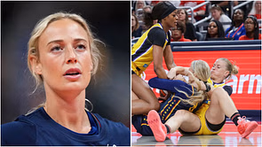 "For talking about Cleveland and Detroit" - WNBA fans erupt as Sophie Cunningham gets "choked out" by Julie Vanloo