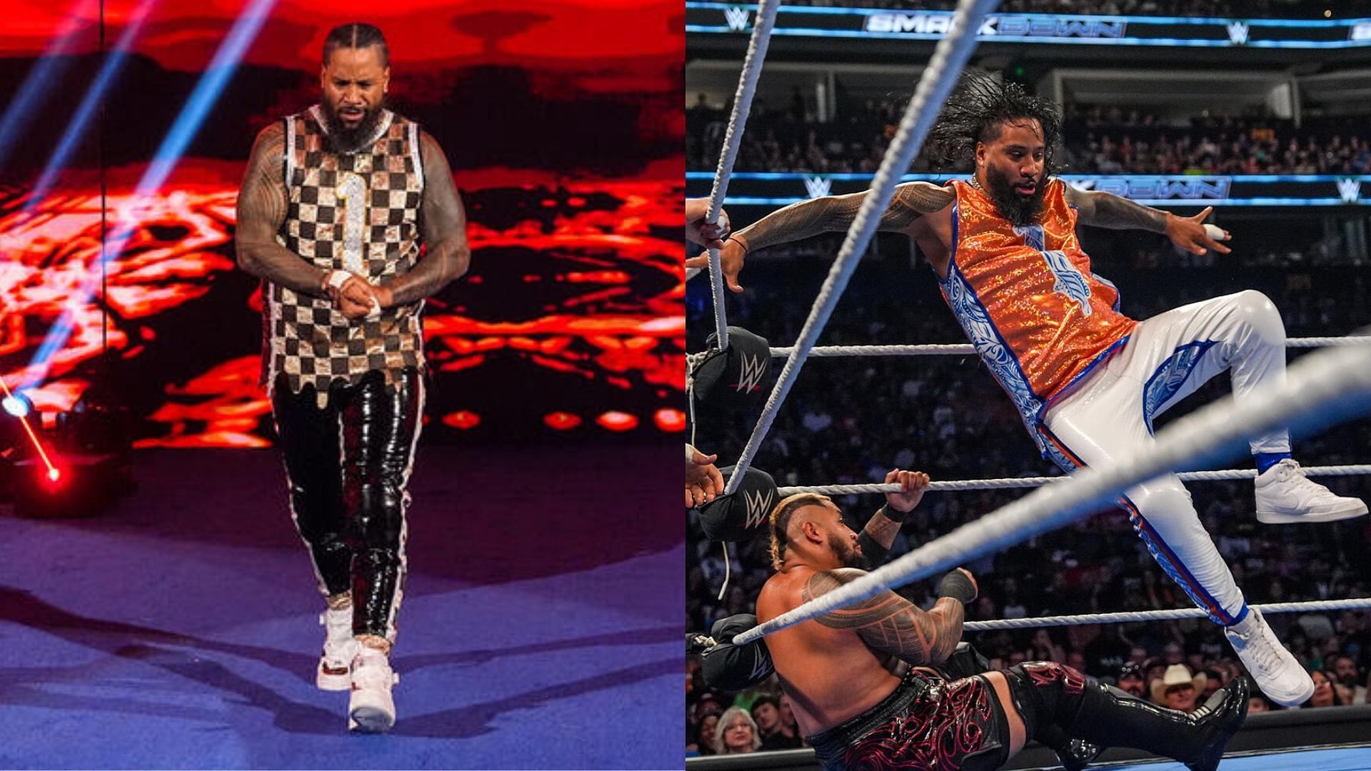 Uso was in action this past Friday night on SmackDown. [Image credits: WWE.com]