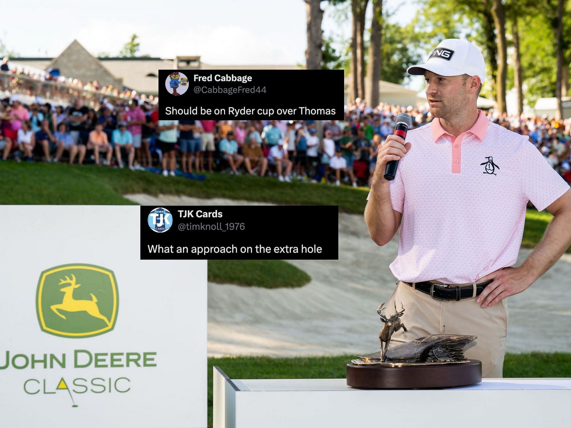 Brian Campbell wins the John Deere Classic 2025 (Image via Imagn)