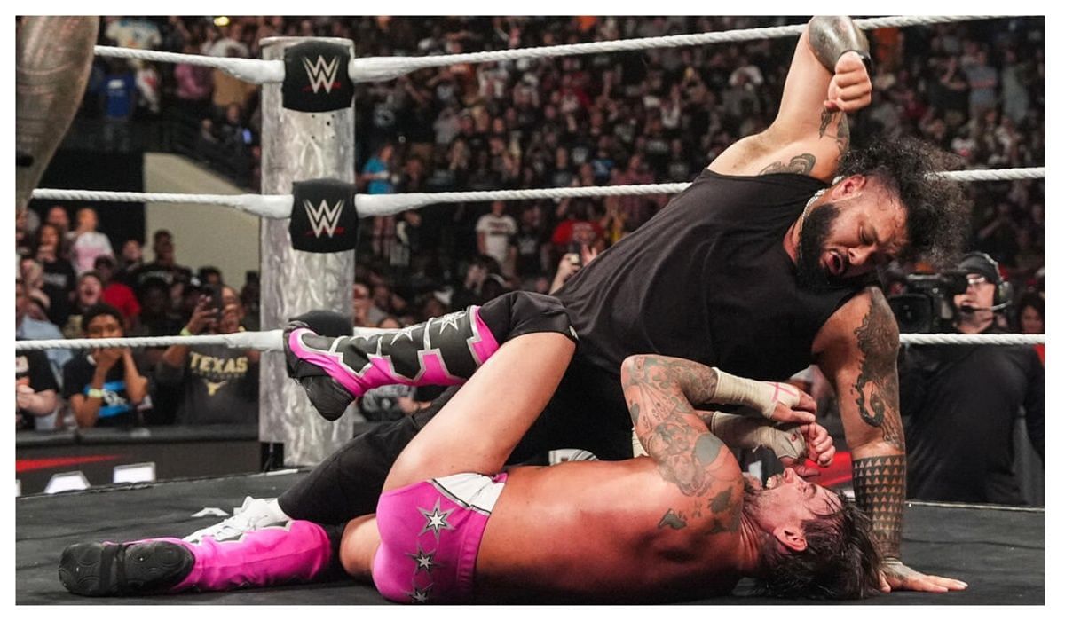 Bronson Reed interfered in the Gauntlet match. (Image via WWE.com)