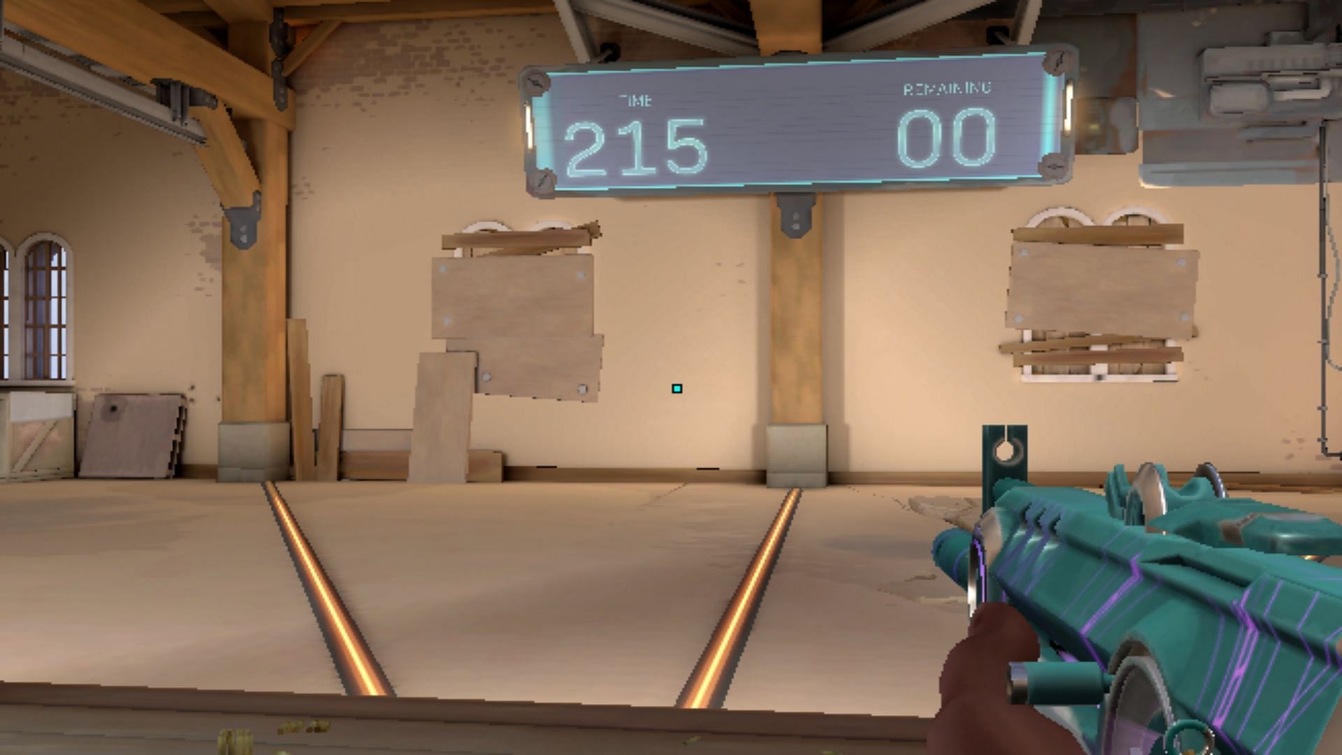 Cyan dot crosshair (Image via Riot Games)