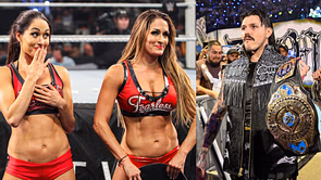 Brie Bella reacts to Nikki Bella hanging out with Dominik Mysterio backstage on WWE RAW