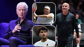 "Going from John McEnroe to Andre Agassi is wonderful" - Fans delighted by American's 'insane' Wimbledon commentary ft. Carlos Alcaraz vs Taylor Fritz