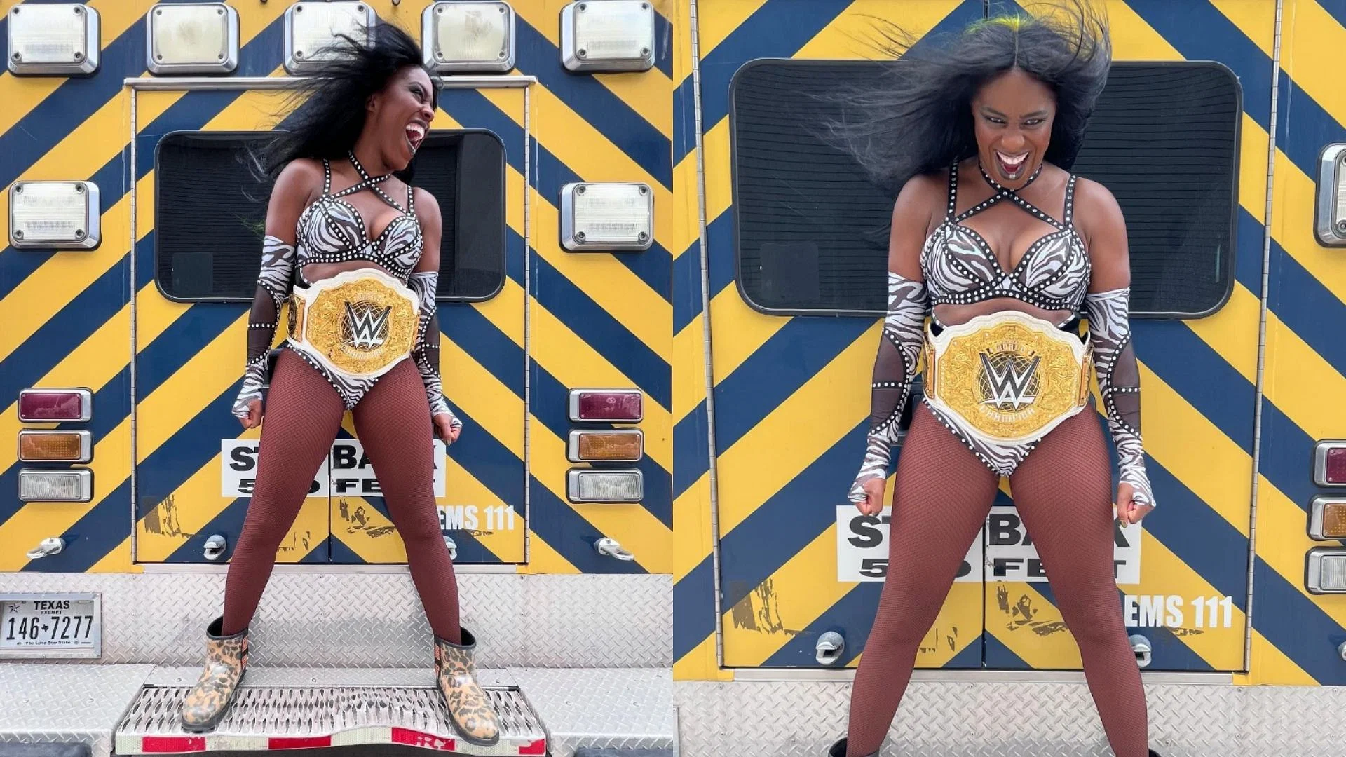 The champion sent a warning ahead of RAW. [Image credits: Naomi on Instagram]