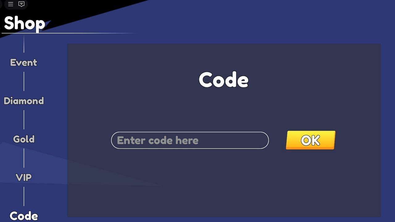 Redeem the code here (Image via Roblox)