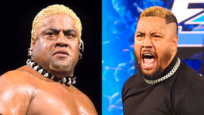 Rikishi reacts after Solo Sikoa was arrested on WWE SmackDown