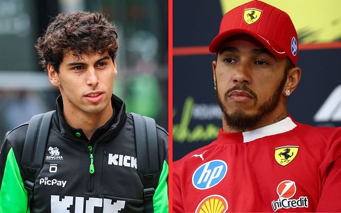 "What the f**k is Lewis Hamilton doing? He's always in the middle of the track": Gabriel Bortoleto lashes out at Ferrari driver