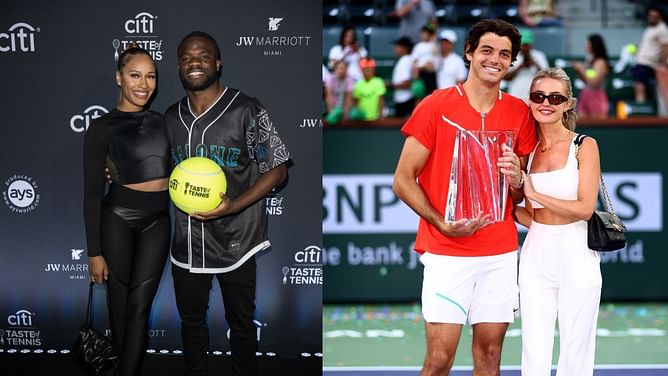 Taylor Fritz's girlfriend Morgan Riddle & Frances Tiafoe's partner Ayan Broomfield turn up the glamor while enjoying each other's company at Wimbledon
