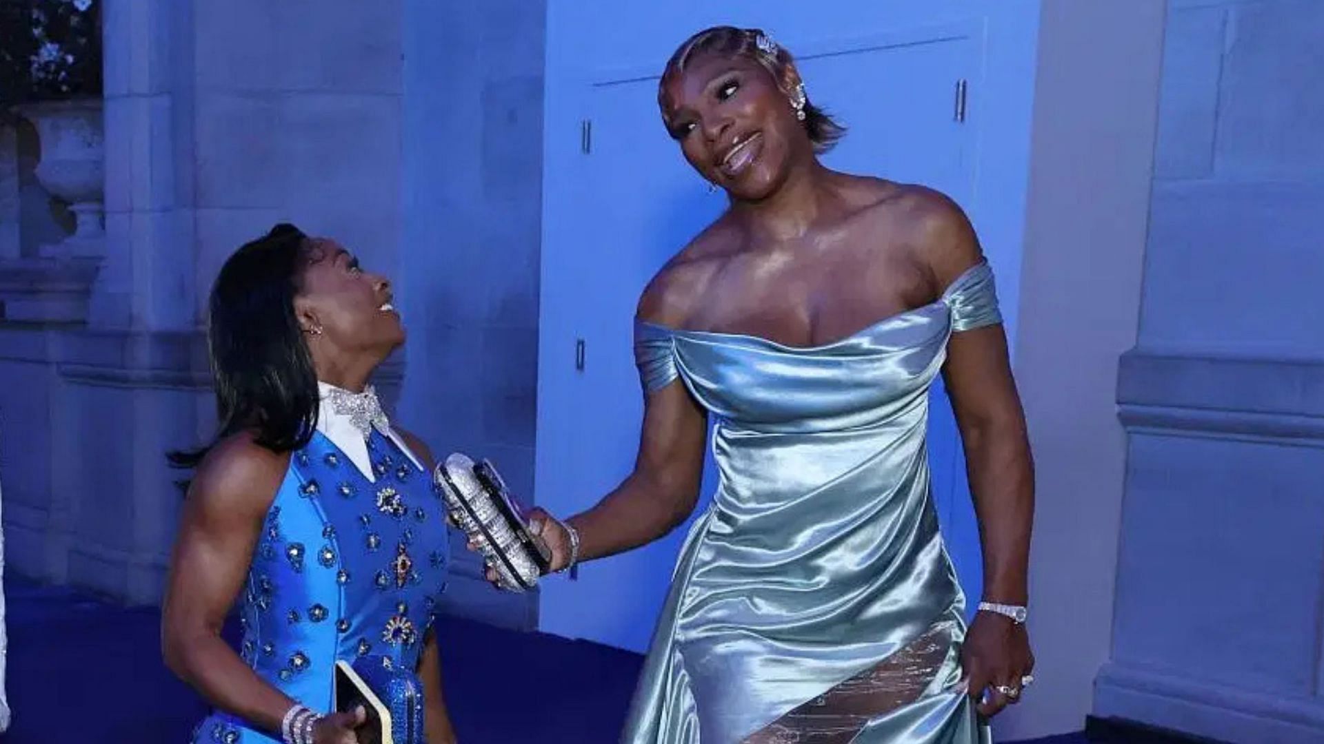 Serena Williams signals banter with Simone Biles will continue amid gymnast’s vacation with husband Jonathan Owens