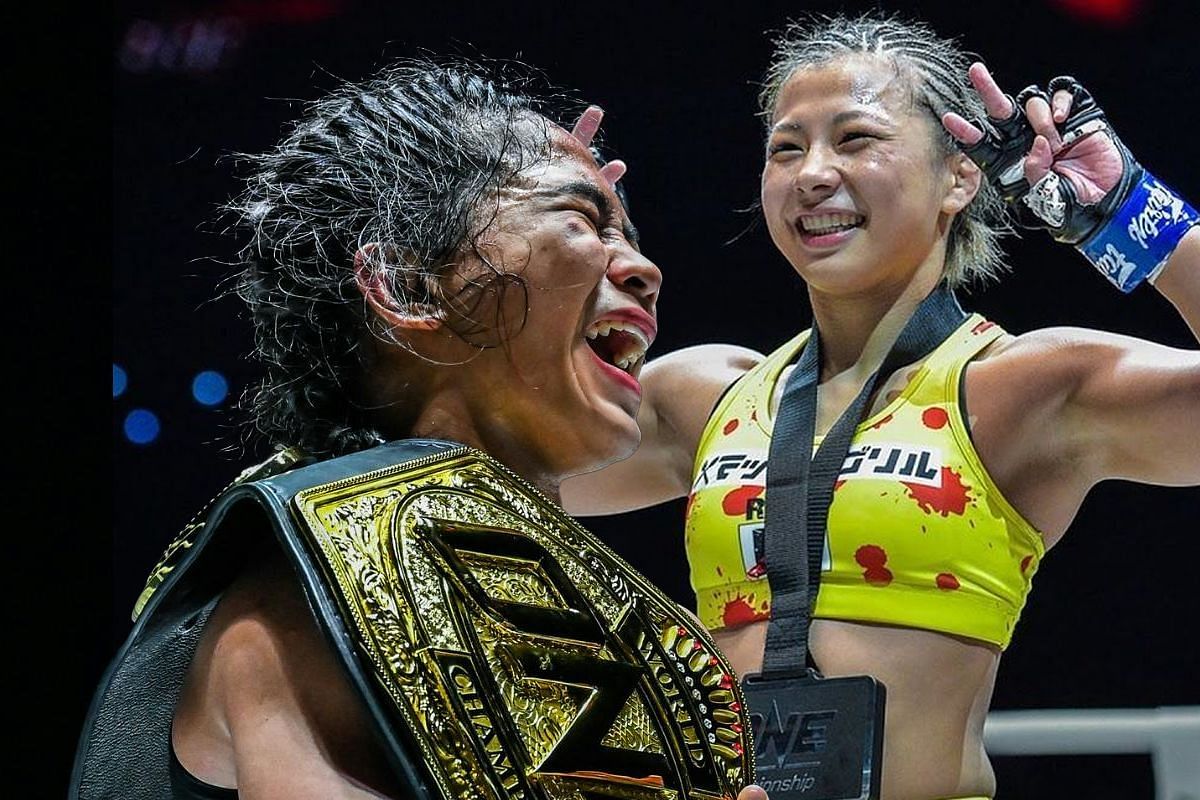 Denice Zamboanga and Ayaka Miura (Image by ONE Championship)