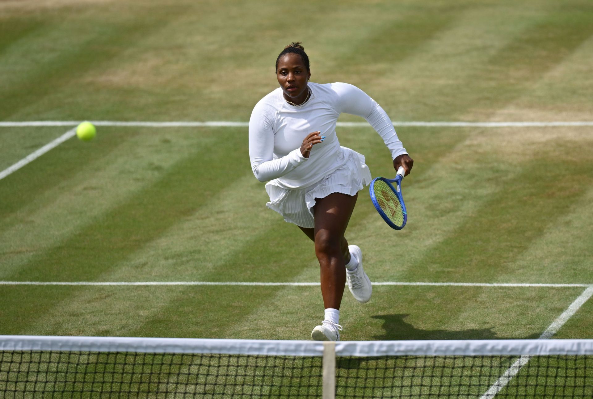 Taylor Townsend at the Wimbledon Championships (Image via: Getty)