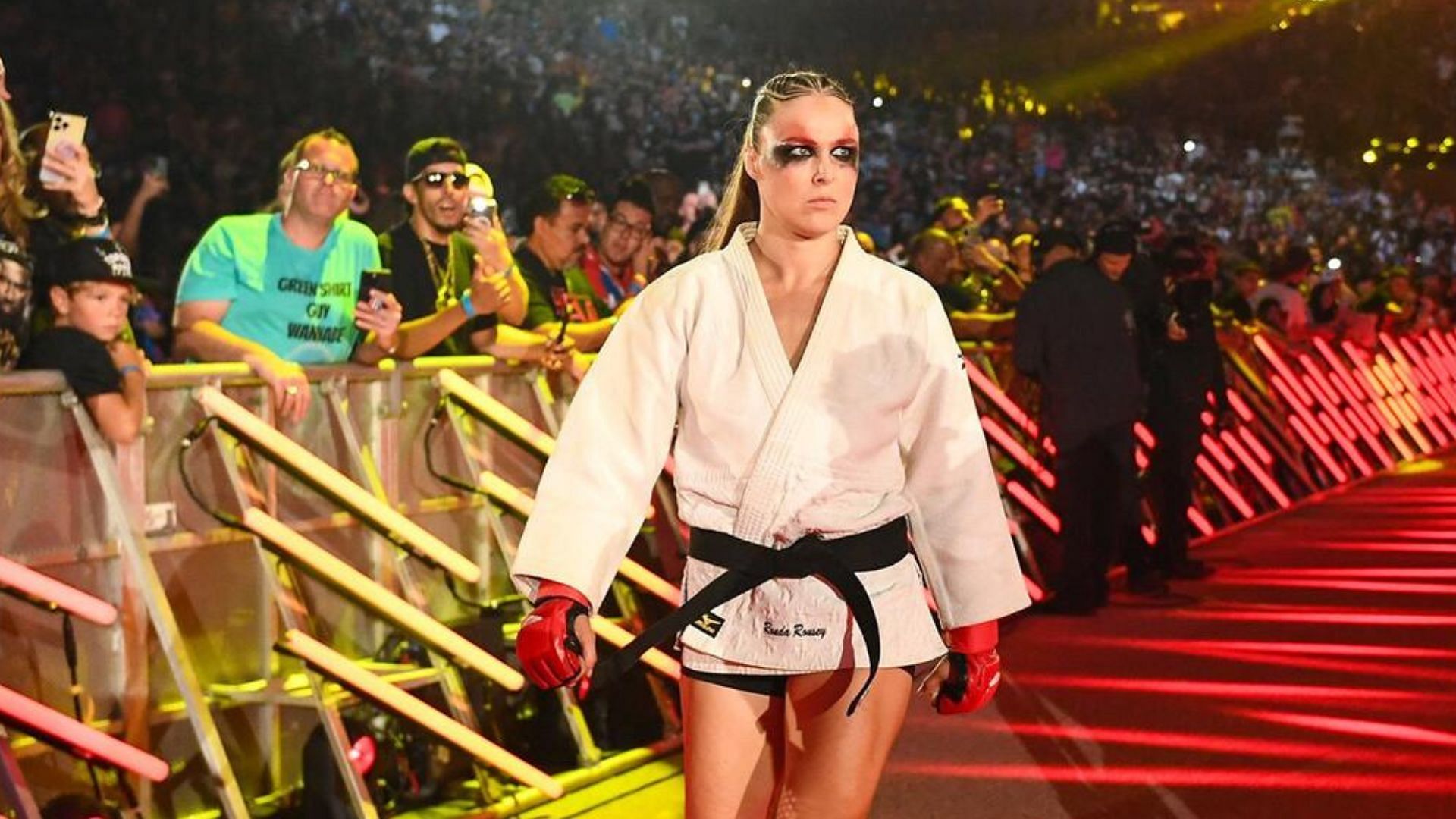Ronda Rousey at SummerSlam 2023! [Image credit: WWE.com]