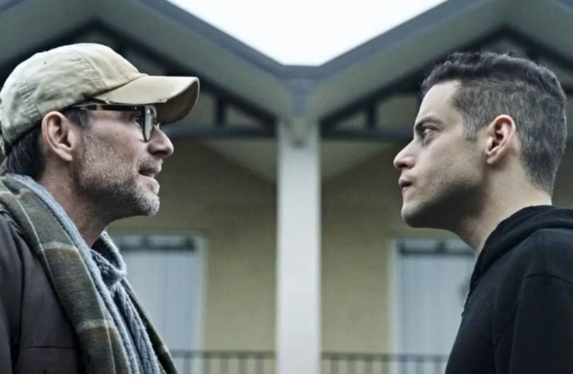Mr. Robot and Elliot Alderson in Mr. Robot (Image via Instagram/@whoismrrobot)