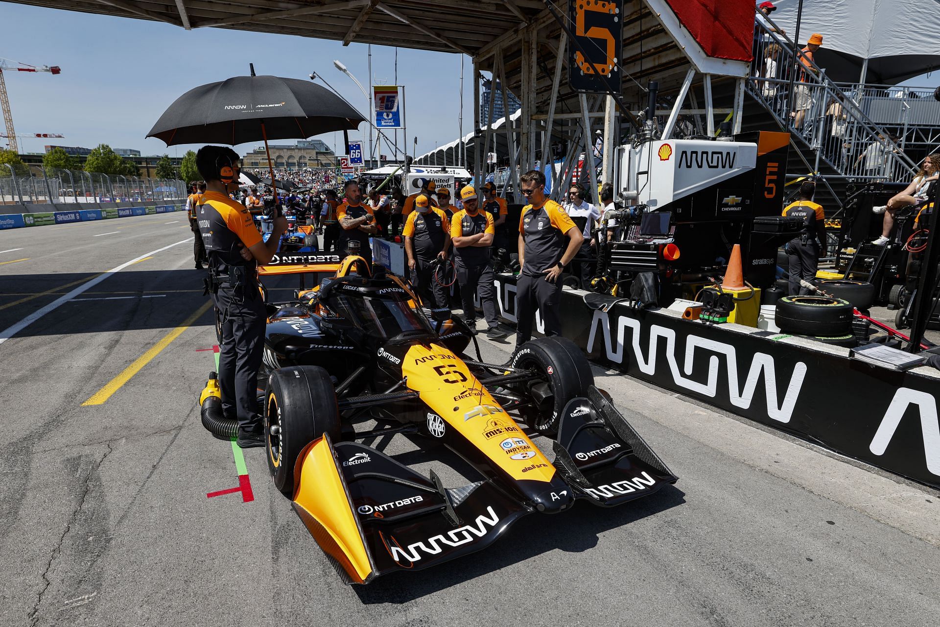 Pato O&#039;Ward at the NTT INDYCAR Series Ontario Honda Dealers Indy Toronto - Source: Getty