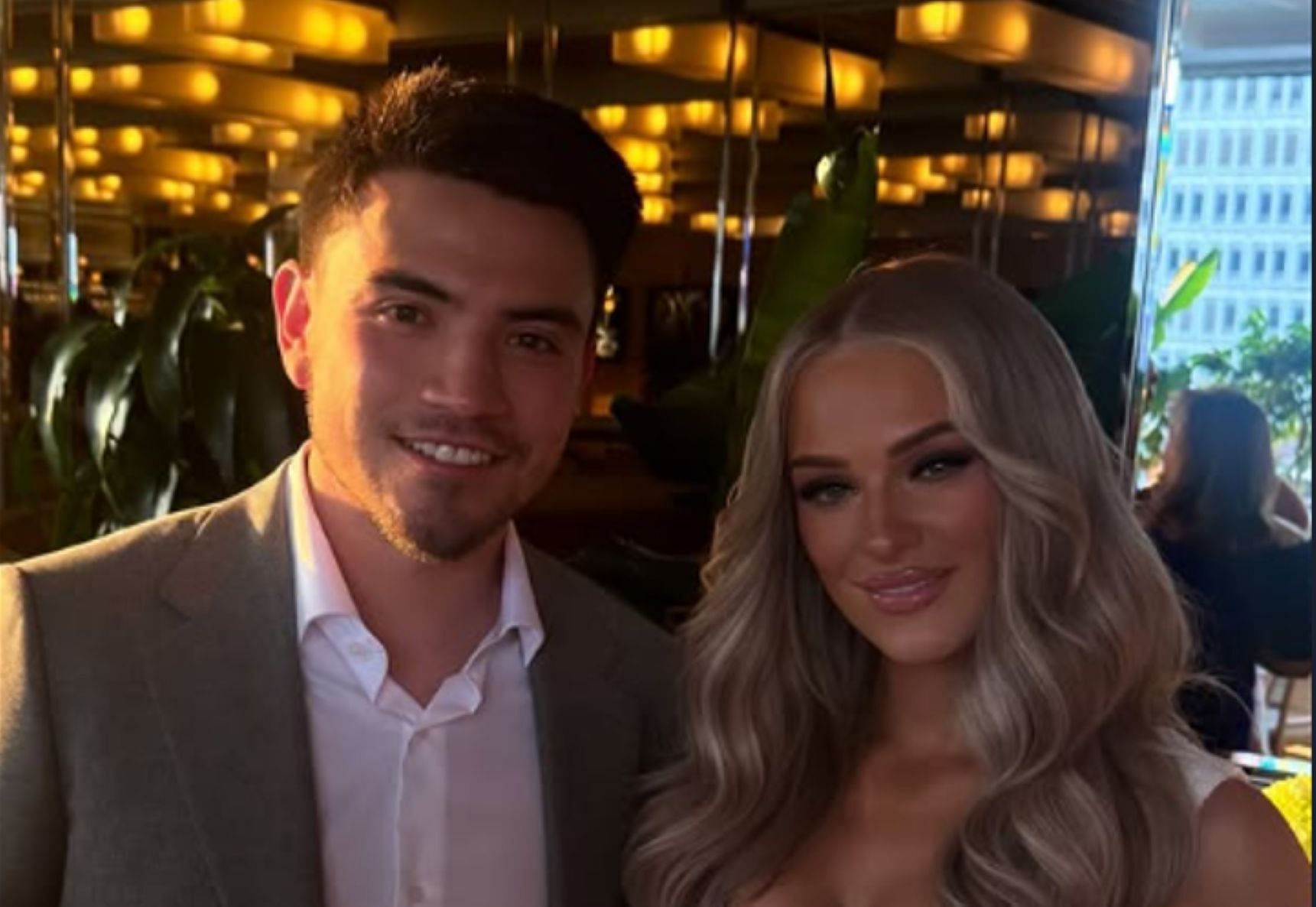 Nick Suzuki and wife Caitlin Fitzgerald share glimpses of their wedding - Credit: Caitlin Fitzgerald Instagram story  @caitlinnsuzuki