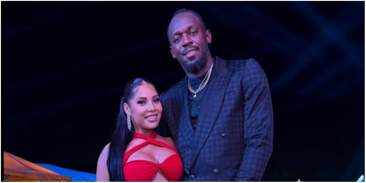 Usain Bolt's girlfriend Kasi Bennett hypes up track legend as he rocks dapper attire for WNBA game